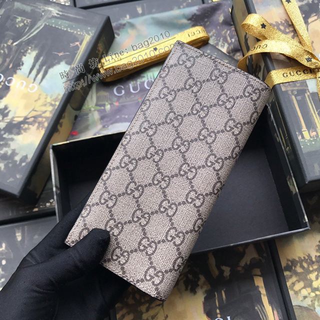 Gucci包 古馳錢包 459456pvc黃虎 虎頭印花 高端品質男士西裝夾 Gucci男錢包  gudj1293